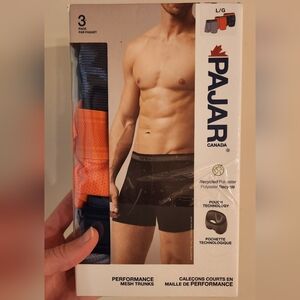 Pajar Boxer Briefs - Black and Orange